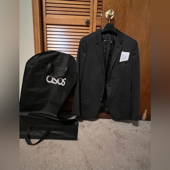 Asos 38S men’s skinny blazer - Picture 2 of 3